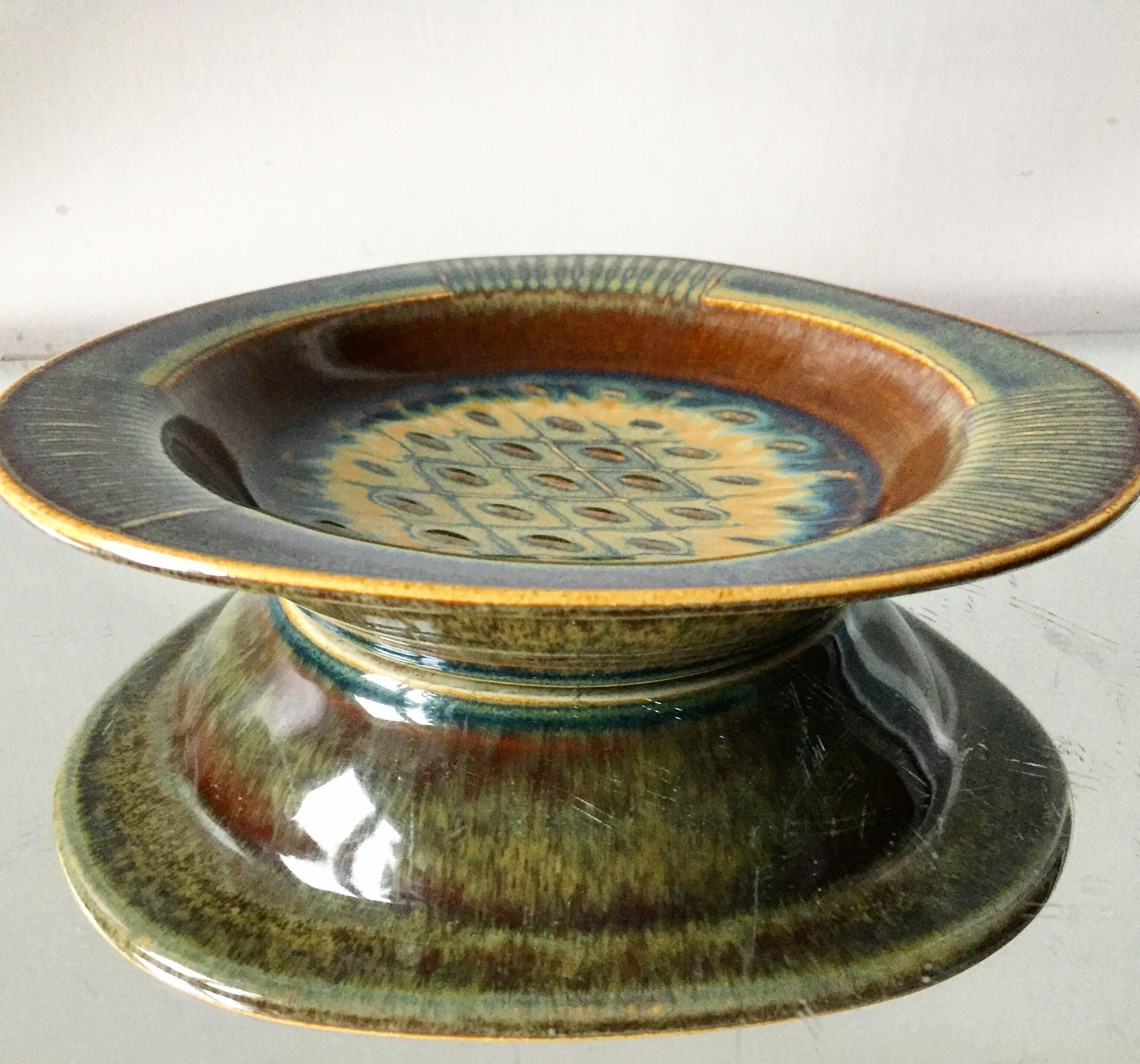 Stoneware Soholm decorative Plate