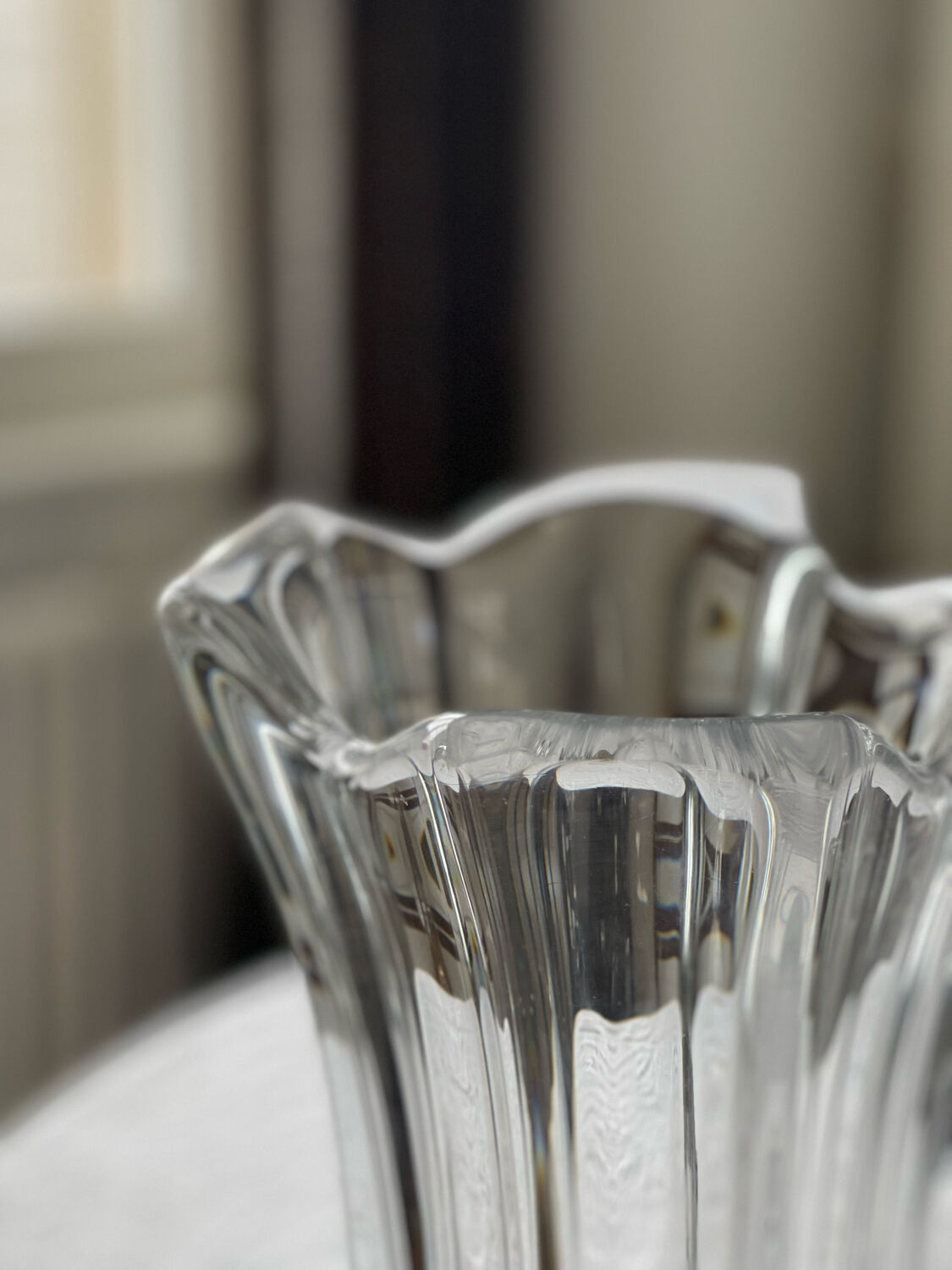 Daum crystal vase 1970