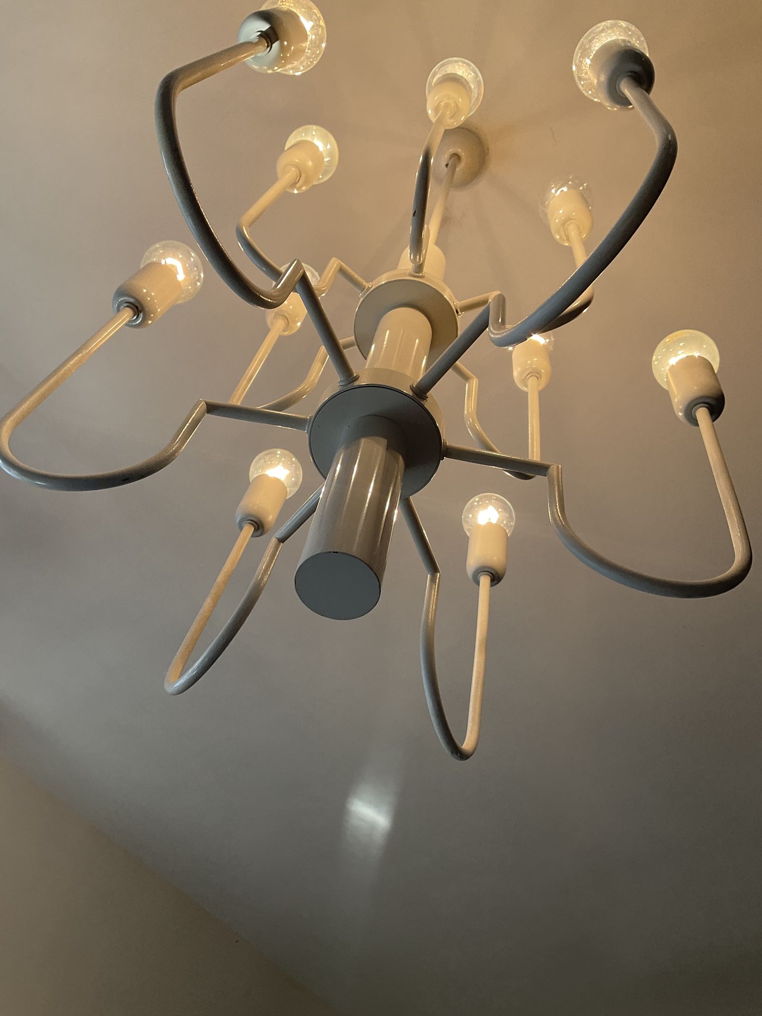 Suspension Space Âge 12 lampes