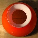 Orange opaline lampshade