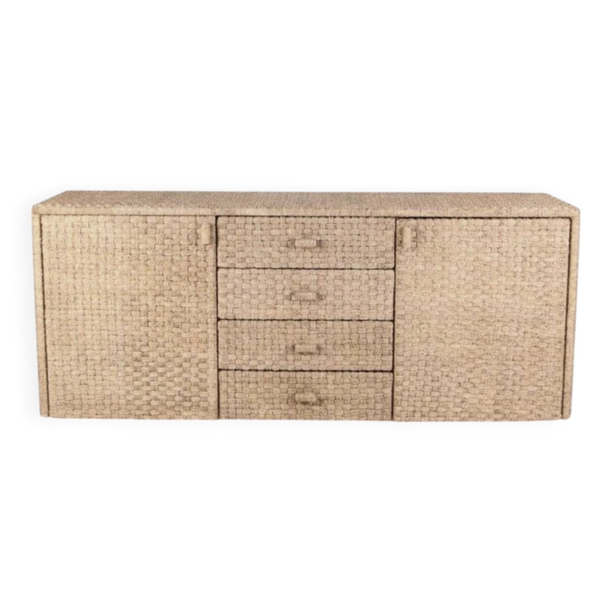 Enfilade in braided jute