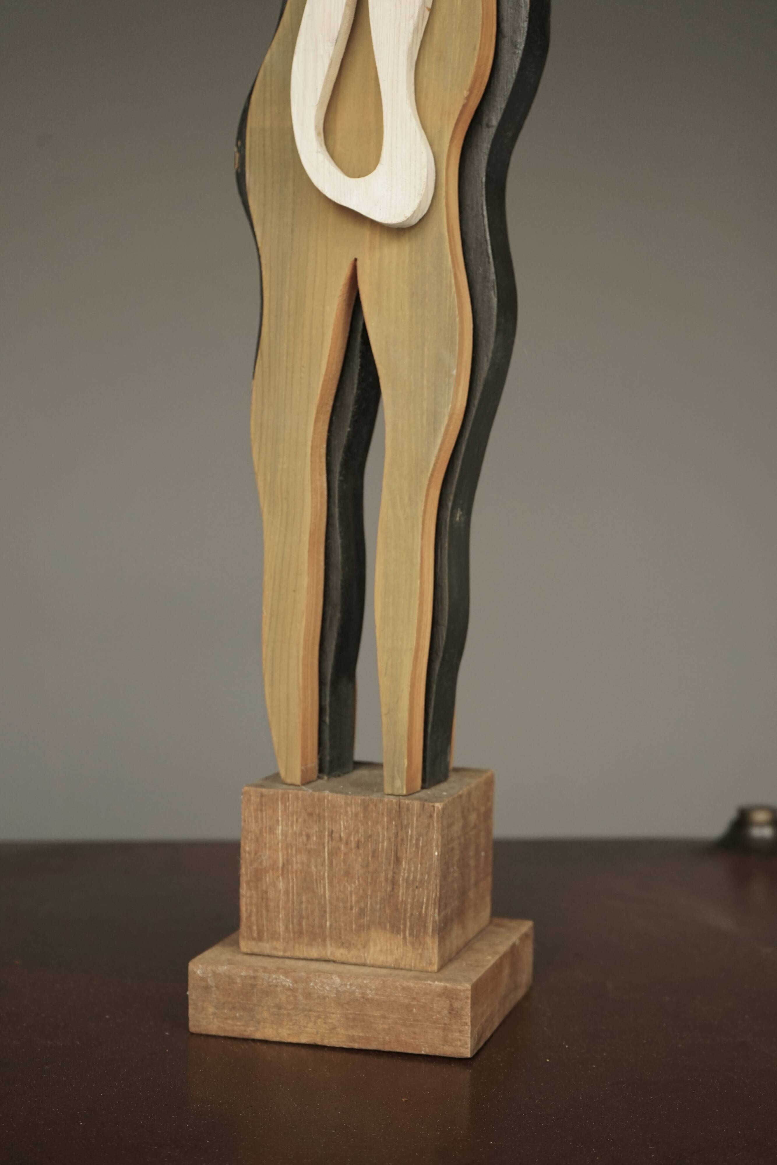 Surrealist Sculpture of Standing Figure. 1970s.