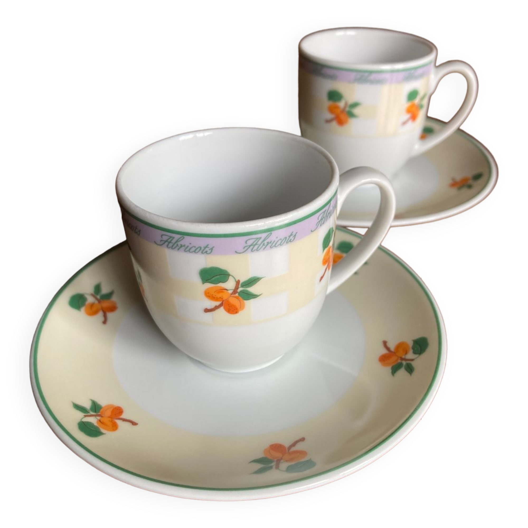Lot De 13 Tasses Et 12 Sous-tasses Guy Degrenne Modulo - Blanc - Occasion En Bon état