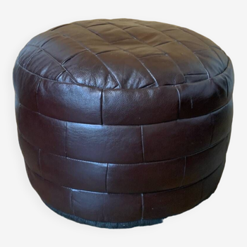Sede leather pouf