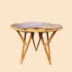 Janine Abraham Rattan Tripod Coffee Table