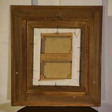 Oil painting on canvas Crystal with a bouquet of cherries by D. Obeniale 1950