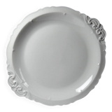 Large serving dish in fine white Limoges porcelain, vintage/antique.