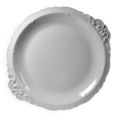 Large serving dish in fine white Limoges porcelain, vintage/antique.