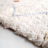 Moroccan Berber carpet azilal ecru with colored diamonds pastels 300x216cm