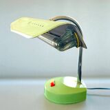 Fluorescent green office desk lamp