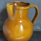 XXL pitcher vintage Provencal pottery from Salernes
