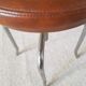 Metal and imitation leather pianist's stool