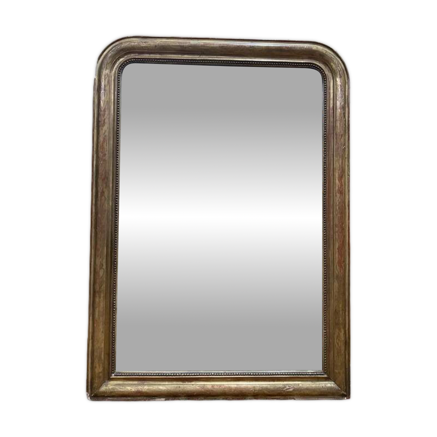 Miroir époque Louis Philippe à la feuille d'or 140x100 cm