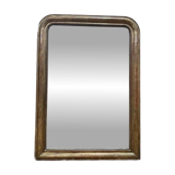 Miroir époque Louis Philippe à la feuille d'or 140x100 cm