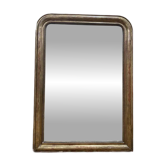 Miroir époque Louis Philippe à la feuille d'or 140x100 cm