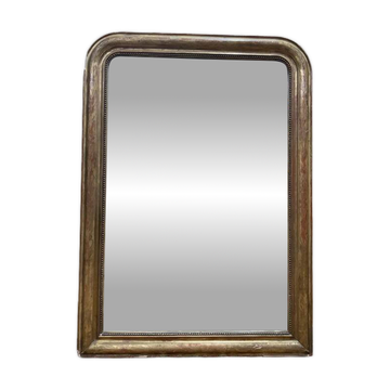 Miroir époque Louis Philippe à la feuille d'or 140x100 cm