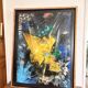 Abstract Geometric Contemporary Modern Oil Painting Relief