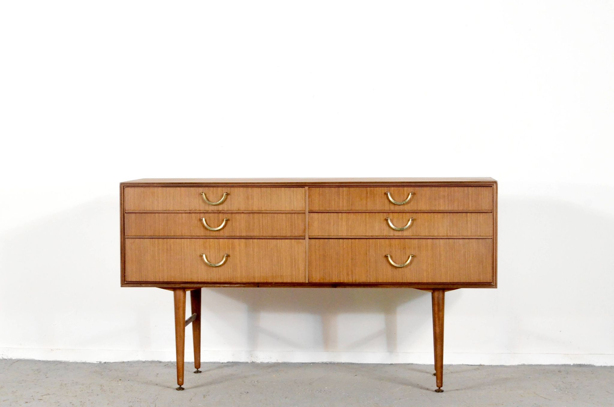 Midcentury Meredew Sideboard / Chest Of Drawers In Teak. Vintage
