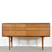 Midcentury Meredew Sideboard / Chest Of Drawers In Teak. Vintage