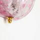Pair of Italian Murano glass wall lights by Novaresi Milano