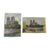 Pair of oils by B. Sarraillon Notre Dame de Paris