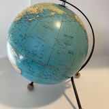 Globe terrestre tripode 1960