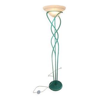 Wrought and Twisted Iron Floor Lamp
