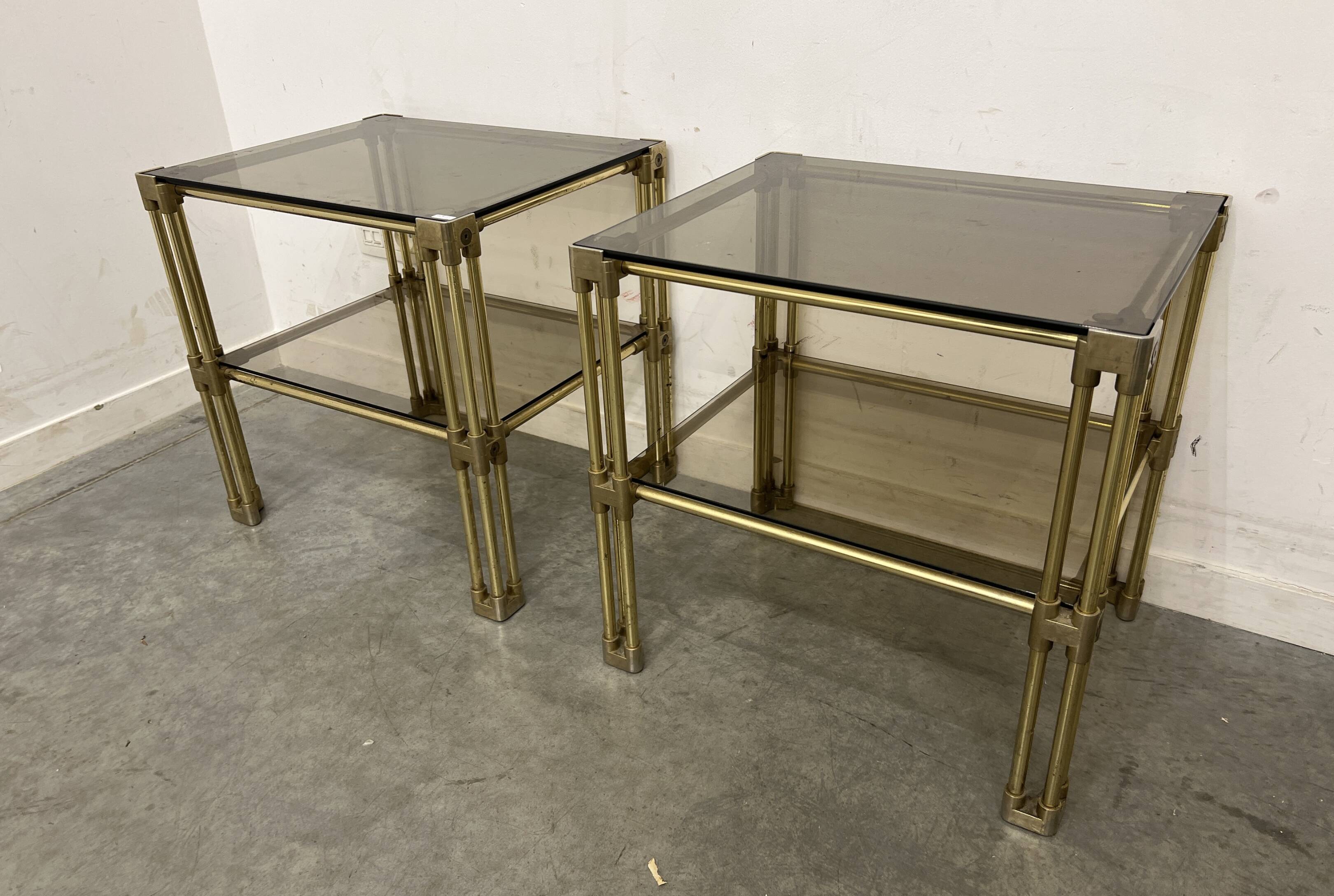 Tables d'appoint/chevets Hollywood Regency Design 70s