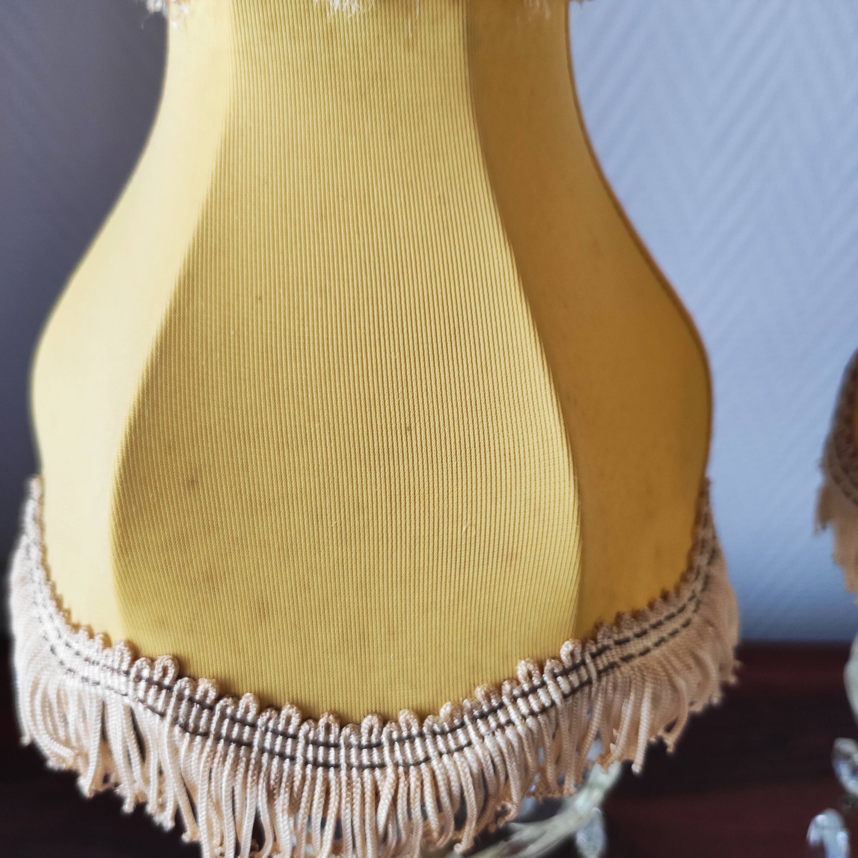 Paire de lampes classique vintage 1950