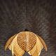 Rattan lotus flower suspension from the 60s/70s