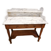 Table de toilette en noyer