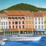 Tableau port de St Tropez