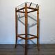 Bamboo console and glass tray 1970s