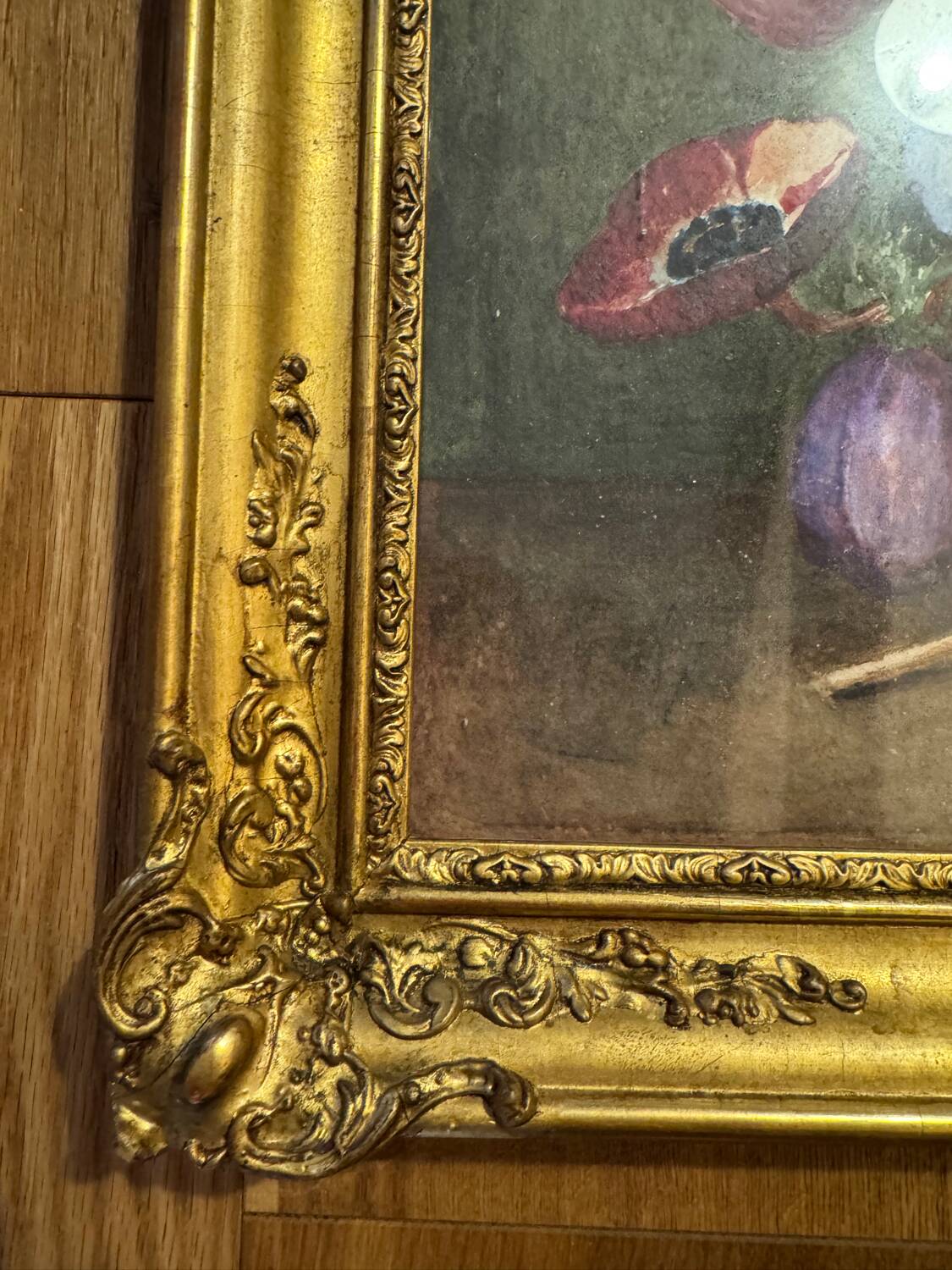 Still life with anemones, signed early 20th century