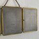 Mirror triptych vintage barber 1920 - 21 x 48 cm