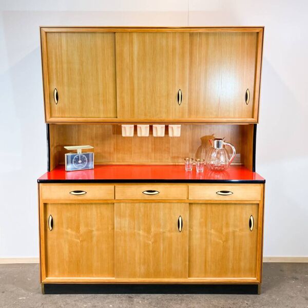 Buffet de cuisine Baumann Möbel, en chêne, modèle vintage des années 60