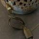 Openwork stoneware lamp foot signed Agnès Escalas, 1970