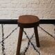 Tabouret tripode en bois