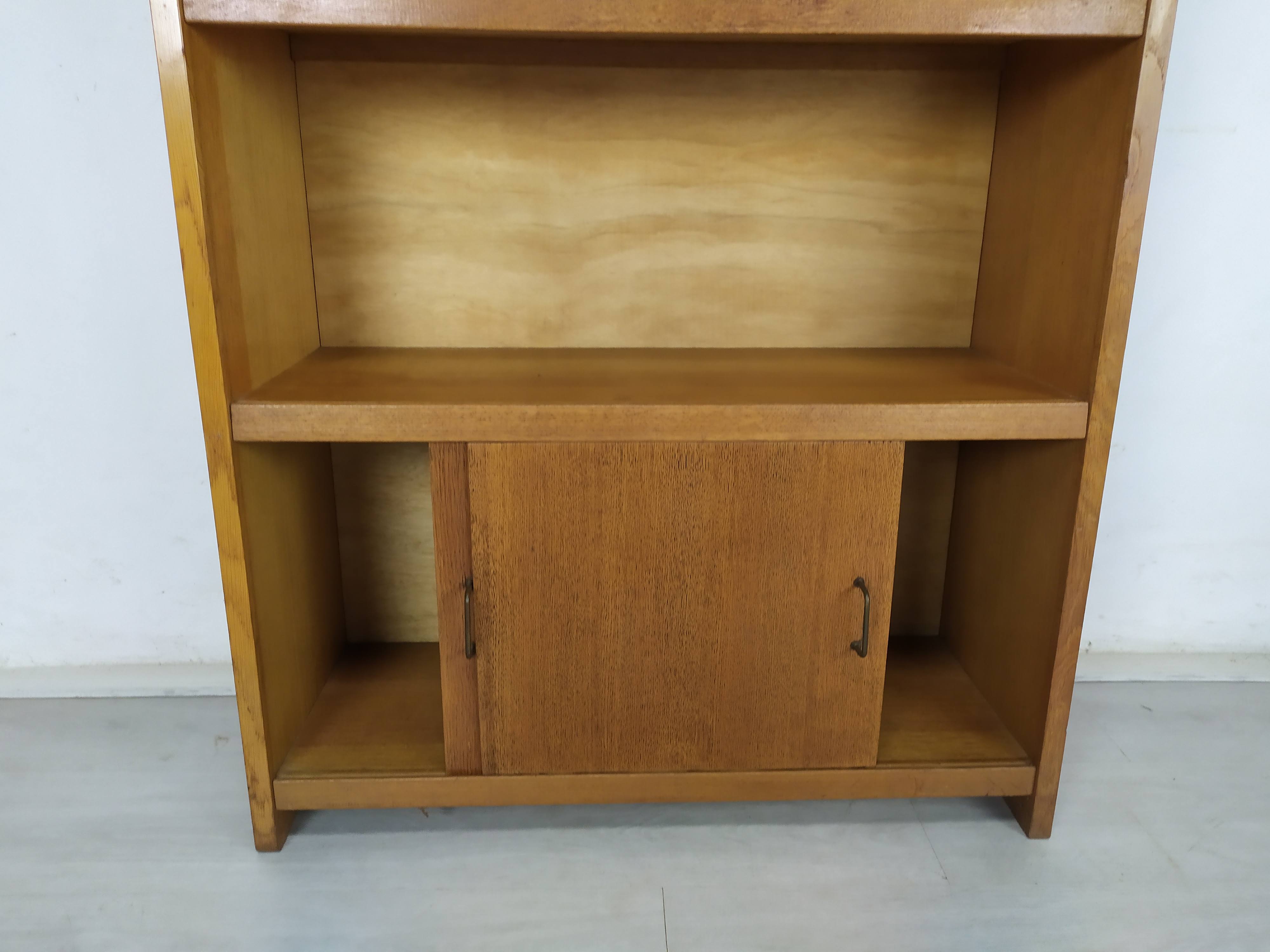 Vintage shelf sliding doors