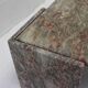 Vintage green and red marble coffee table