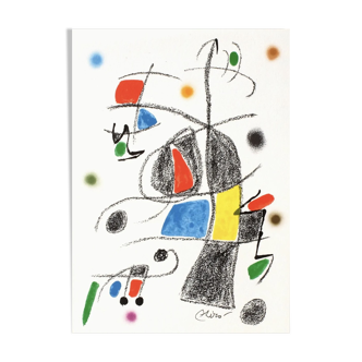 Joan Miro original lithograph 1975