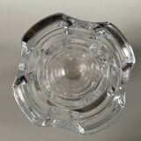 Tubular shaped crystal vase