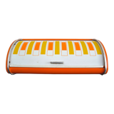 Orange bread hutch vintage 70s