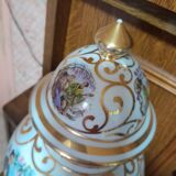 Potiche good condition a little gilding missing at the tip of the lid, Potiche offered in 1968 for u