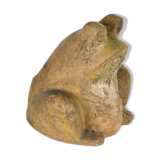 Cement toad pot cover