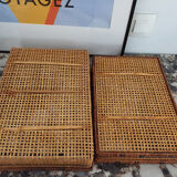 2 paniers en rotin