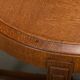 Dutch Art Deco Amsterdam School side table of solid and veneered oak