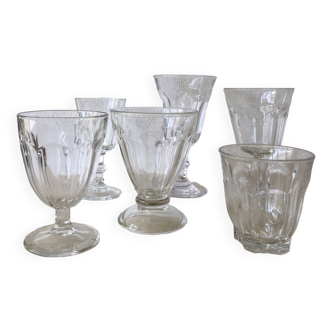 Lot verres anciens