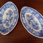 "Burgenland" blue bowls Villeroy & Boch Mettlach