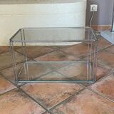 Max Sauze design table, rectangular bedside model, published by Isocèle